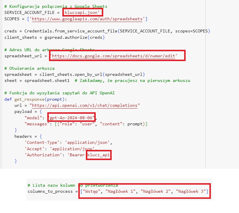 Prosty skrypt do API OpenAI