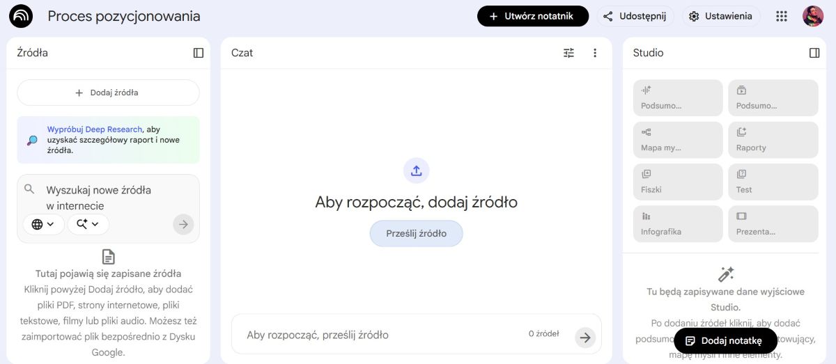 Jak wygenerować infografikę w NotebookLM?