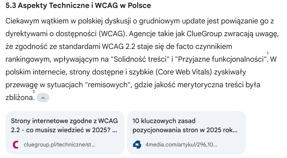 Odstrzelone źródło odpowiedzi Deep Research w Gemini