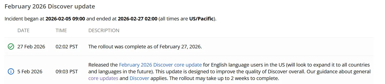 screen z Google Search Status Dashboard