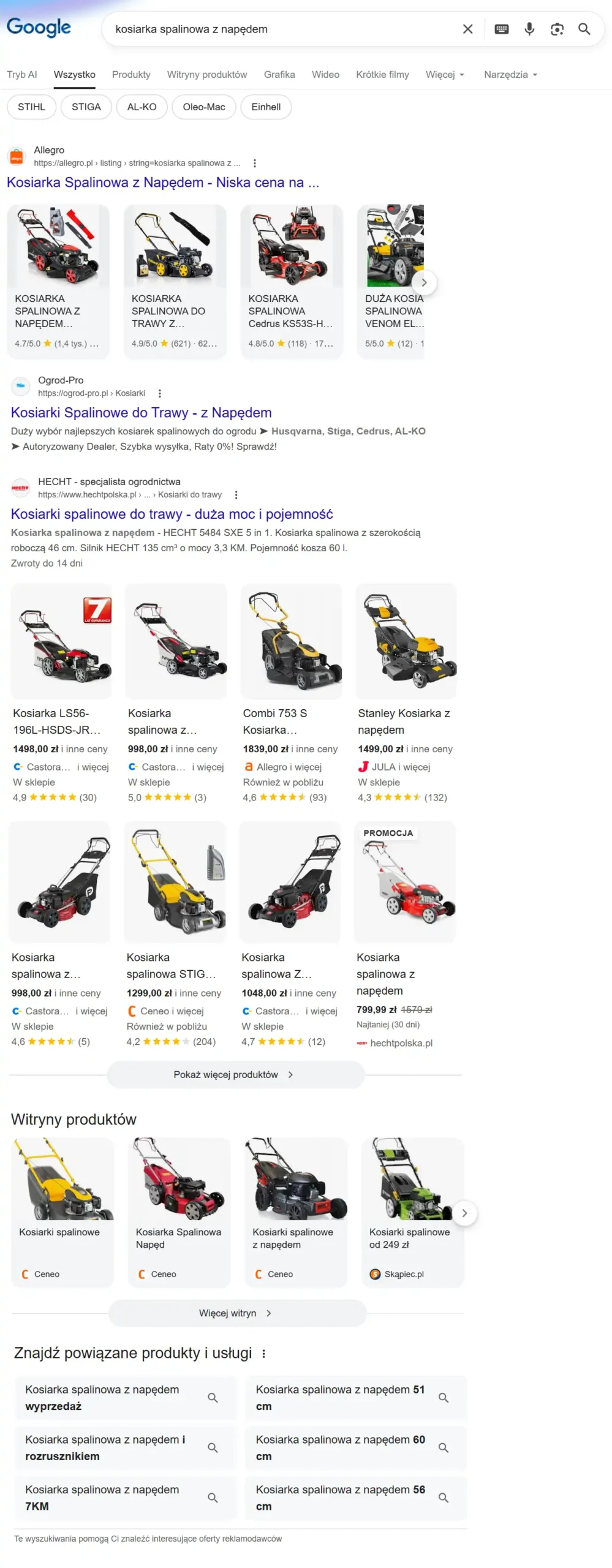 search intent - intencja zakupowa